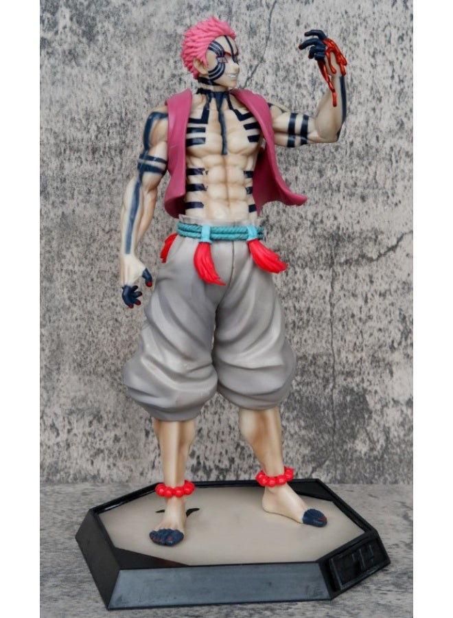 Halamodo Akaza Standing Figure，Birthday Gift, Desk Ornament and Impressive Collectible 26.5 cm - Image 3