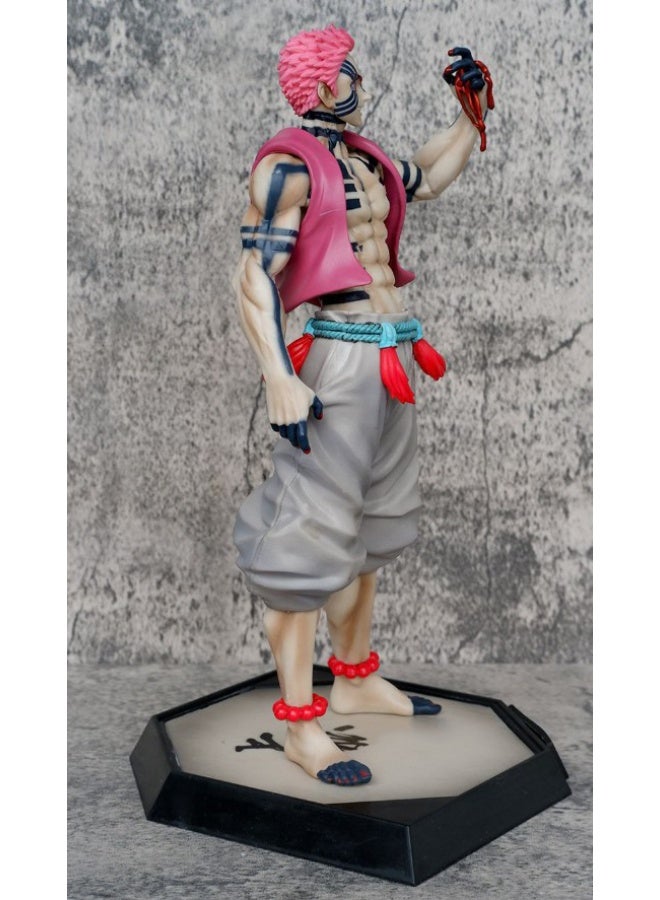Halamodo Akaza Standing Figure，Birthday Gift, Desk Ornament and Impressive Collectible 26.5 cm - Image 4