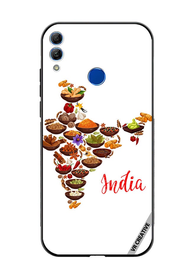 Protective Case Cover For Honor 10 Lite Cuisine Indienne Design Multicolour