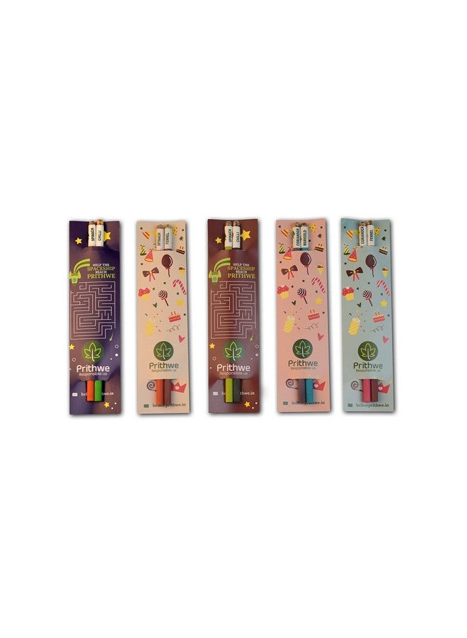 Prithwe Ecofriendly Plantable Seed Black Pencils Gift Pack (Pack Of 50 Pencils - 2 X 25 Sleeves) - Image 1
