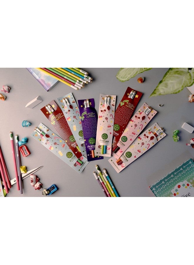 Prithwe Ecofriendly Plantable Seed Black Pencils Gift Pack (Pack Of 50 Pencils - 2 X 25 Sleeves) - Image 5