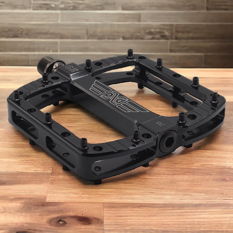 Pedalxtreme PDX G11 Mountain Bike Pedal MTB BMX Pedal Large Concave Platform Aluminum Lightweight 3 Ball Bearings Non-Slip (Black) - Image 2