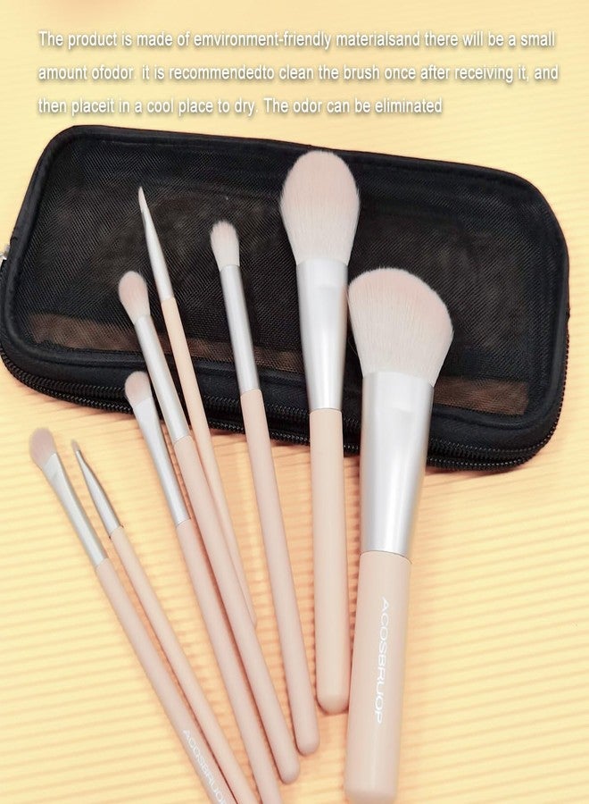 ACOSBRUOP Makeup Brush Set, 8 Piece Cosmetic Brushes with Delicacy Case - Image 5