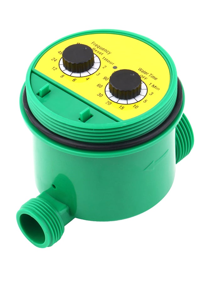 Loquat Two Dial Home Water Timer Garden Irrigation Controller 1-16 Set Programs