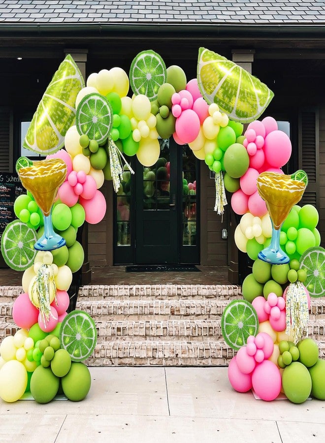 KHC-KHF Lemon-Balloons Margarita-Balloon 10PCS Lime Fruit Green Lemon Foil Balloons Margs and Matrimony Bachelorette Birthday Wedding Fiesta Party Decorations Supply - Image 5