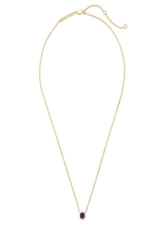 Kendra Scott Davie Pendant Necklace in 18K Gold Vermeil, Demi-Fine Jewelry for Women, Blue Iolite - Image 2