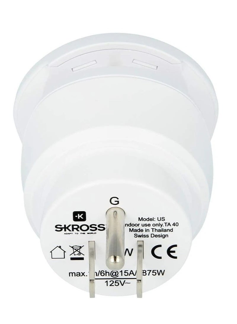 Skross 1500204-E Combo World To Usa Single Adapter - Essential Edition - pzsku/Z3F91B8E9E57B7BB2B6BEZ/45/_/1723006554/97c31bfb-0565-4086-afa0-9bf87b8b833c