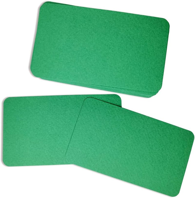PPAPPAPPIYO 3.5x2 Blank color index cards (100) Paper - Blank (green) - Image 4
