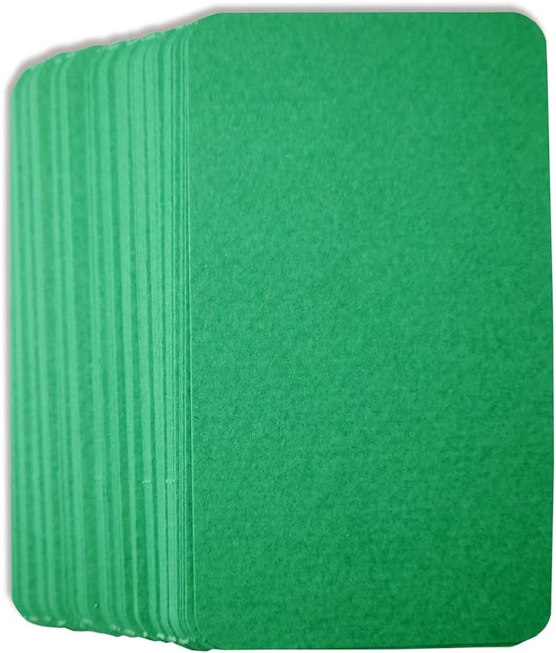 PPAPPAPPIYO 3.5x2 Blank color index cards (100) Paper - Blank (green) - Image 3