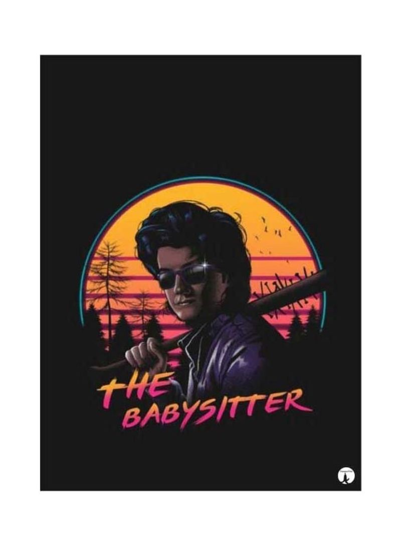 RKN The Babysitter Printed Mouse Pad Black/Yellow/Pink