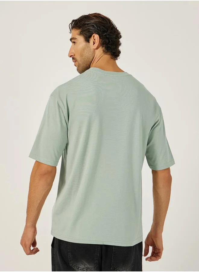 Styli Question Mark Graphic Print Oversized T-Shirt