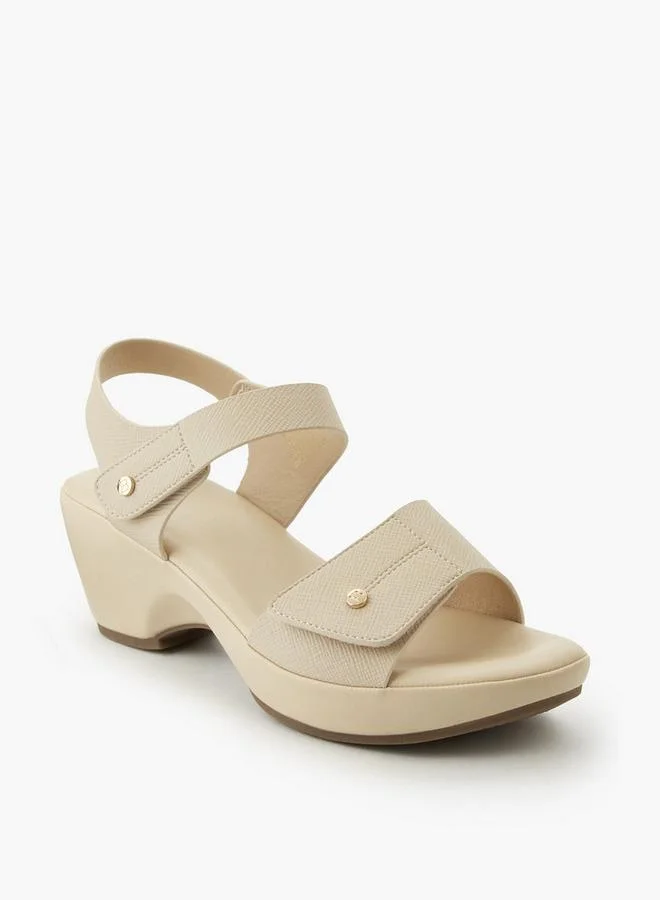 Flora Bella By Shoexpress Flora Bella Women Textured Wedge Heel Sandals