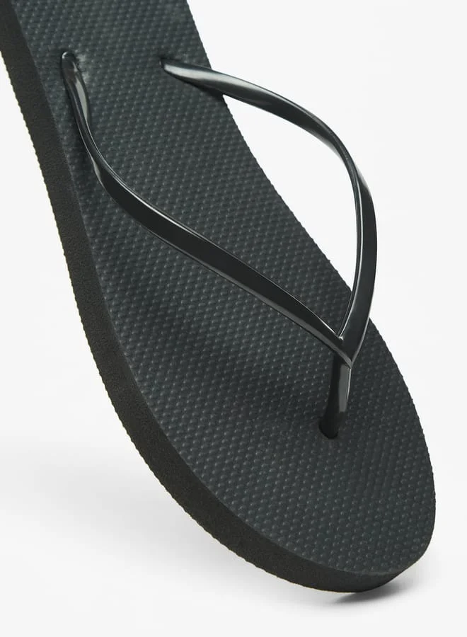Celeste Womens Textured Thong Slippers