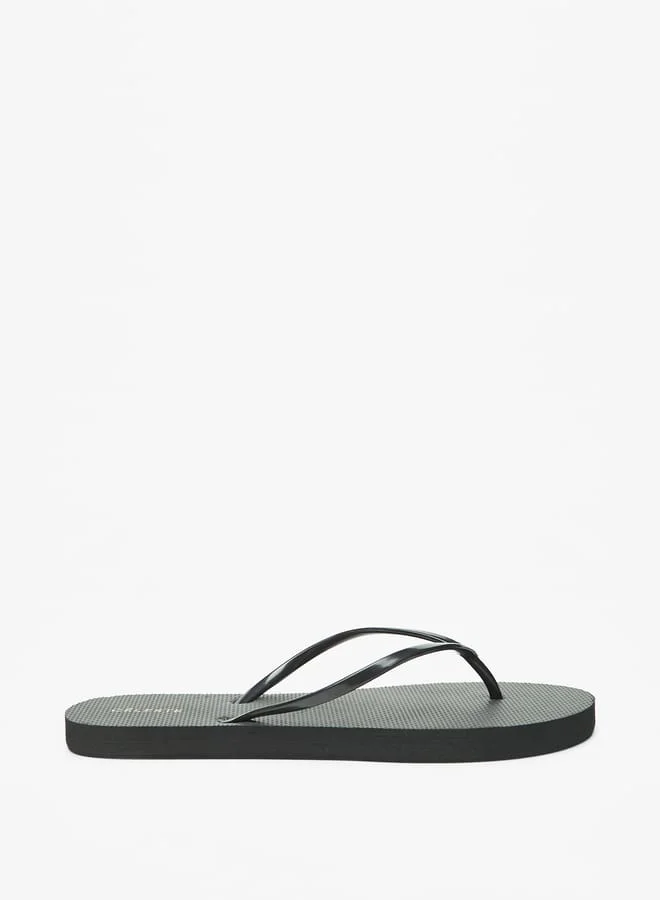 Celeste Womens Textured Thong Slippers