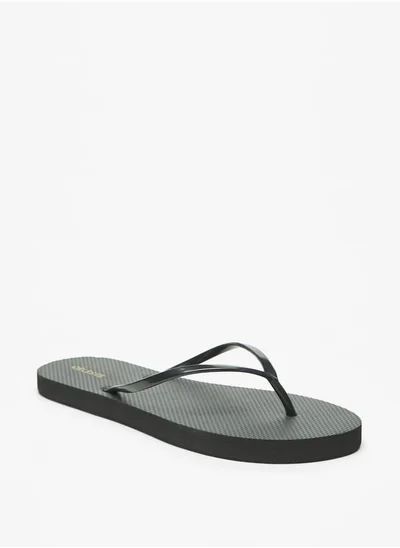Celeste Womens Textured Thong Slippers