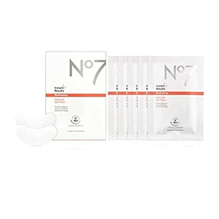 No7 Instant Results Revitalising Hydrogel Eye Masks (5x Sachets)