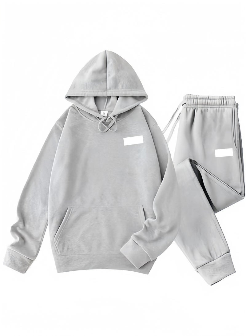 Nariele ชุดกีฬาและกางเกงกีฬาผู้ชายแบบหลวมสองชิ้น