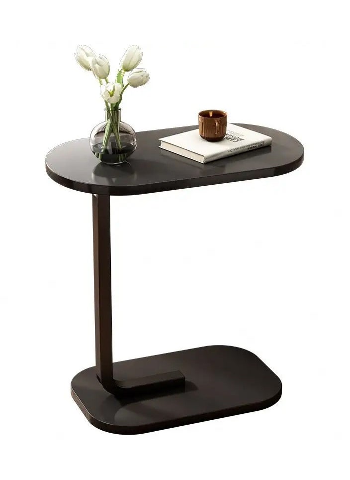 DubaiGallery - Side Table Small Bedside Table Mini Skinny Bedside Table End Table, Space Saving Height 27.6 inches (70 cm) C-Shaped Coffee Table, Side Sofa Snack Table for Sofa Reclining Furniture - Image 1