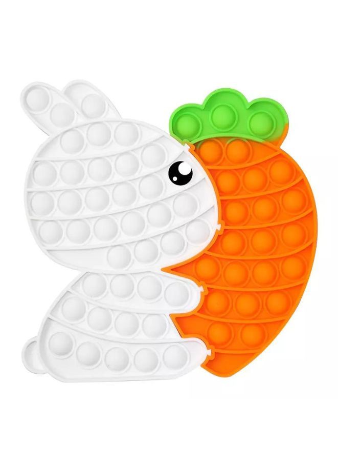 Push Pop Bubble Fidget Toy Silicone Animal Sensory Squeeze Toy Stress Relief Anti-Anxiety ADHD Autism Special Fidget Popper Gift for Kids and Adults Rabbit A  - Image 1