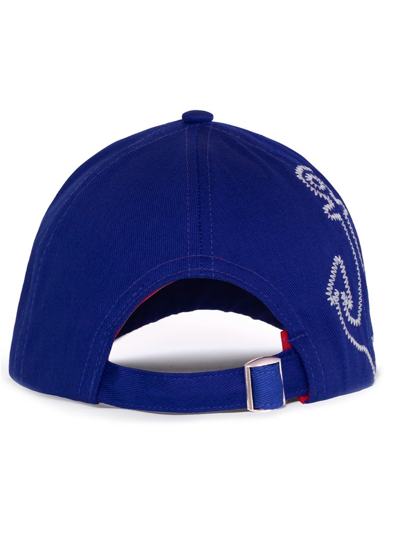 أنيموس قبعة بيسبول منحنية الحافة كاجوال، مطرزة بالمرساة، مصنوعة من قطن 100%، بخامة قابلة للتنفس، قبعة للرجال والنساء، مع حزام معدني قابل للتعديل. - Image 5