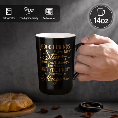 Biching Boss Lady Gifts for Women - Unique Birthday Gift for Women, Friend, Coworkers, Colleagues, Boss Female - Appreciation Mothers Day Gifts - 14Oz Marble Ceramic Coffee Mug Pink - Image 2