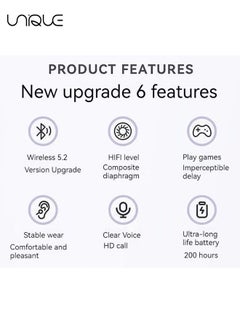 Unique New neck-mounted Bluetooth ultra-long battery life earphones hanging neck sports wireless Bluetooth earphones (Blue)  - Image 2