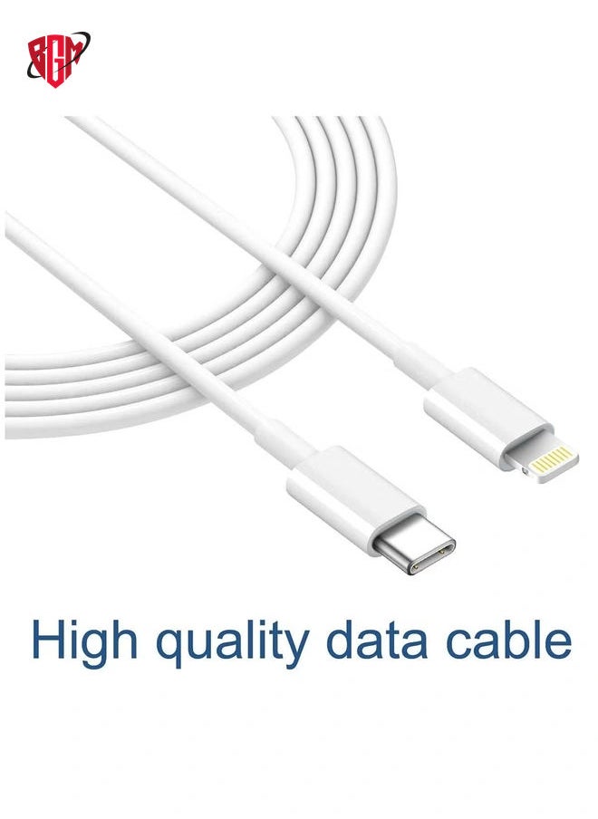 BGM - iPhone Fast Charger Lightning Cable [Apple MFi Certified] 2-Pack USB-C to Lightning Cable (6.6Ft) Fast Charging Compatible with iPhone14/14 Plus/14 Pro/14 Pro Max/13/13pro/12/12 Pro/12 Pro Max/11/iPad - Image 1