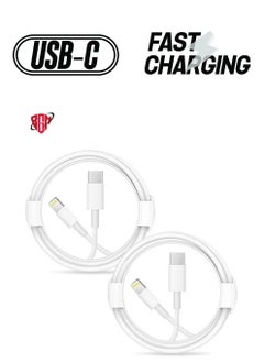 iPhone Fast Charger Lightning Cable [Apple MFi Certified] 2-Pack USB-C to Lightning Cable (6.6Ft) Fast Charging Compatible with iPhone14/14 Plus/14 Pro/14 Pro Max/13/13pro/12/12 Pro/12 Pro Max/11/iPad