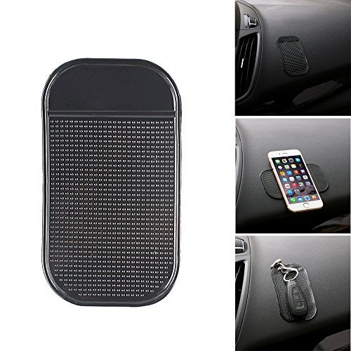 Bysameyee Car Dashboard Non Slip Mat, Bysameyee 5-Pack Anti-Slide Sticky Extra-Thick Dash Pad for Radar Detector, Cell Phone, Keys, Glass, Mirrors, Metal, GPS, Coins - Image 5