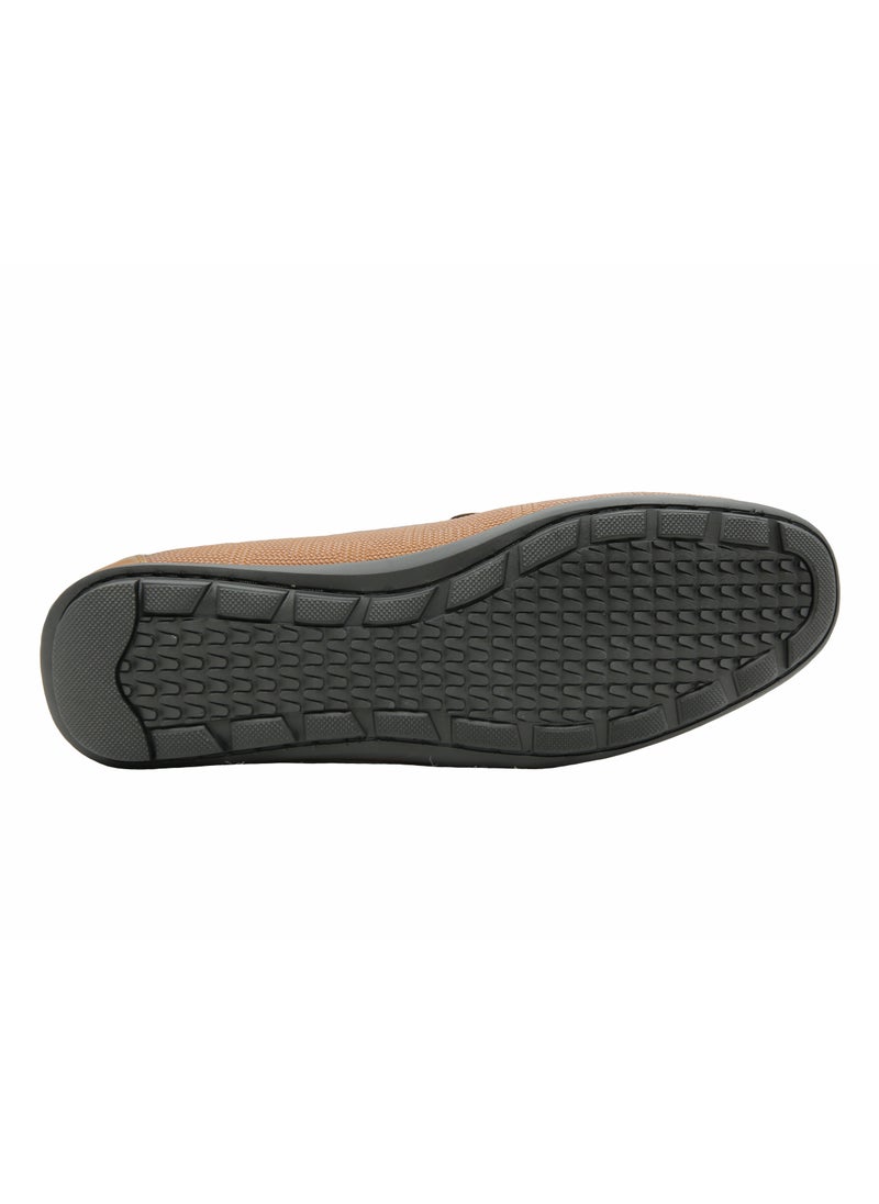 Comfortable Slip-On Formal Loafer Shoes Brown