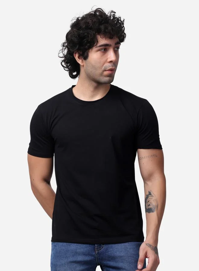 ستايلوكس Stylox Solid Short Sleeve Regular Fit T-Shirt