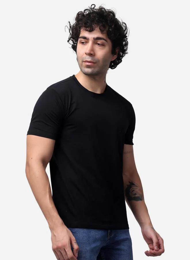 Stylox Stylox Solid Short Sleeve Regular Fit T-Shirt