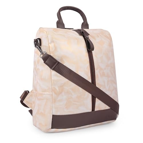 ADISA Faux Leather Unisex Backpack Bag for Men Women Boys Girls (BPH065-CRE) - Image 5