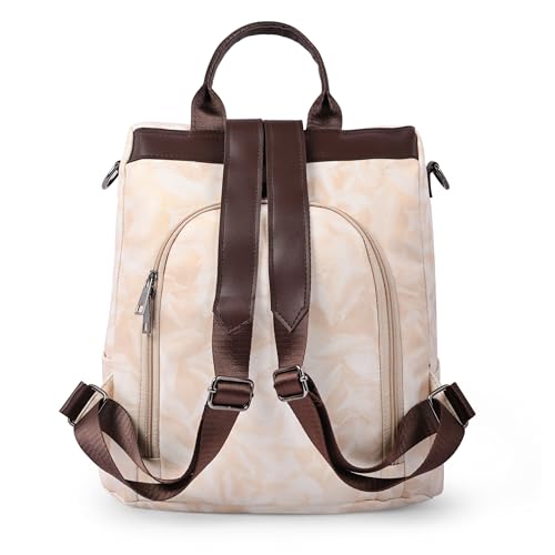 ADISA Faux Leather Unisex Backpack Bag for Men Women Boys Girls (BPH065-CRE) - Image 4
