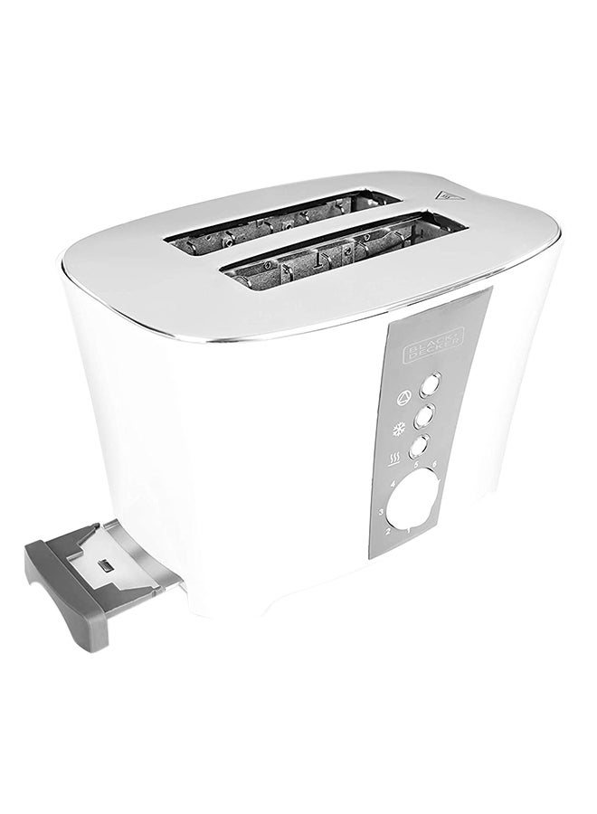 BLACK+DECKER Bread Toaster 2 Slice With Crumb Tray 2 Slices 800 W ET122-B5 White/Grey - Image 3