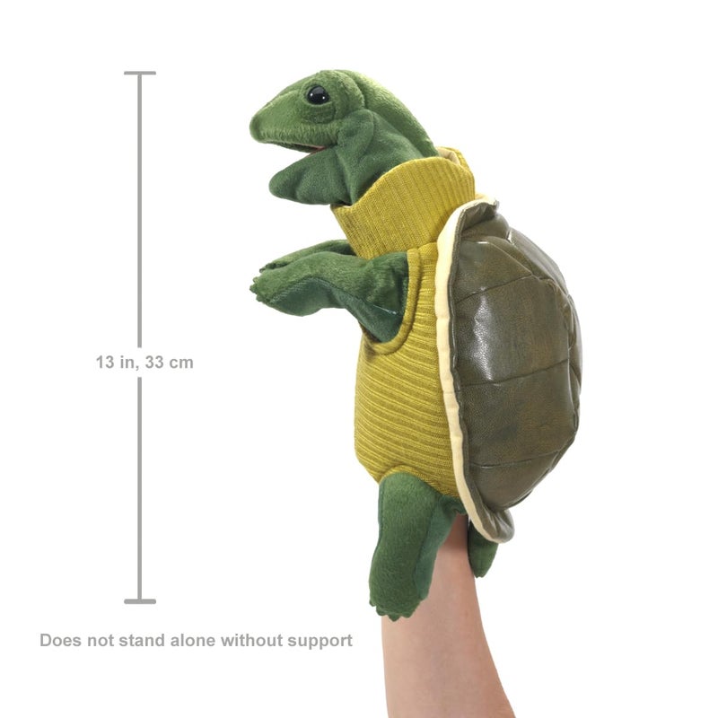 Folkmanis Turtleneck Turtle Hand Puppet - Image 5