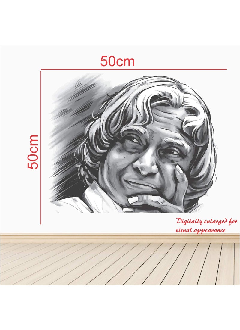 StickMe - StickMe 'Dr. A.P.J. Abdul Kalam - Motivational - Inspiration - Decoration - Wall Sticker' -SM374 (Multi Colour, Vinyl - 50cm X 50 cm) - Image 1
