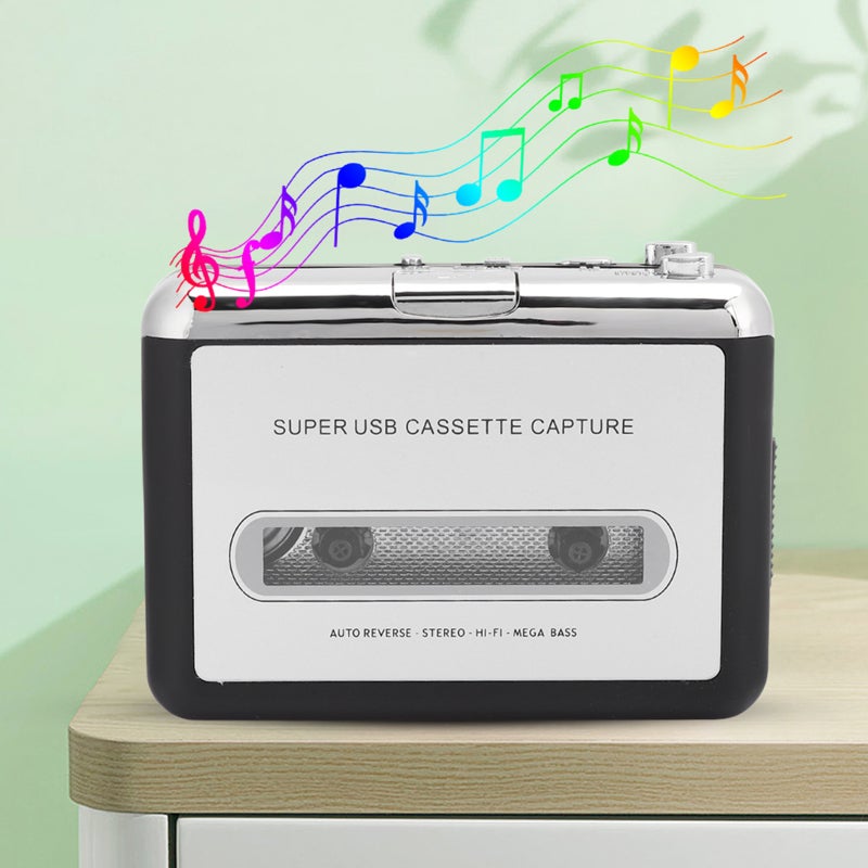 Ezcap Cassette Player USB Tape To MP3 Converter - Portable Lightweight Design With Audio Output For Music Anywhere - Image 5