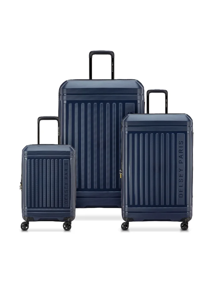 DELSEY Lutece SE 3-Piece set (L+M+S) 55/69/81cm Marine Blue