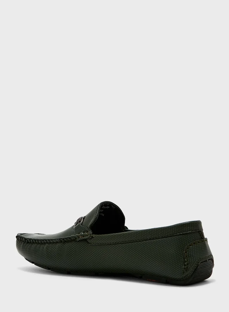 Robert Wood Saddle Detail Moccasins