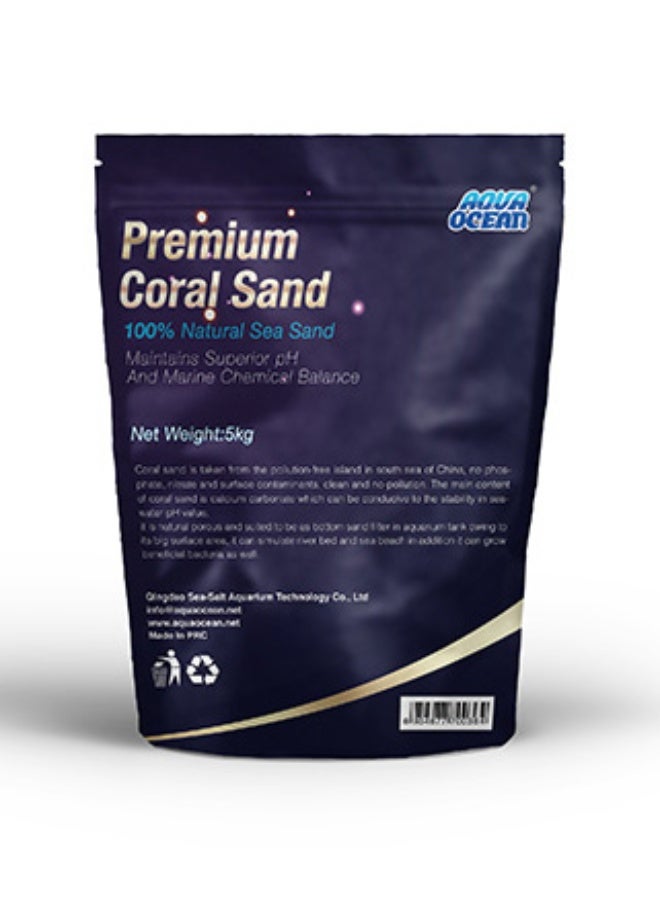 أكوا اوشين أكوا أوشن بريميوم رمل المرجان الفاخر الحجم رقم 4 (3-5 ملم) [الوزن – 5 كجم] - Image 2