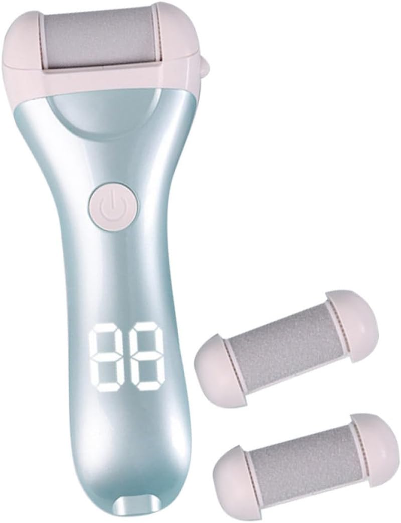 Electric Pedicure Tool Callus Remover with Digital Display Rechargeable Foot File for Dead Skin and Hard Callus Removal Home Feet Care Device Blue - Image 1