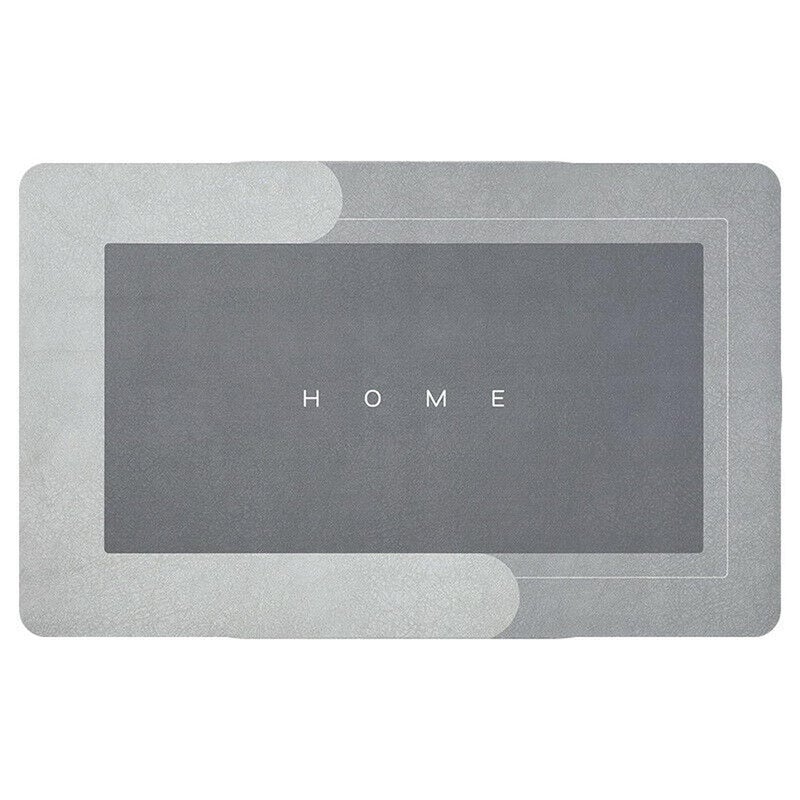 HMV MALL Super Absorbent Bath Mat Napa Skin Super Absorbent Quick Drying Floor Mat AntiSlip Doormat Carpet Easy to Clean 40 x 60 cm - Image 1