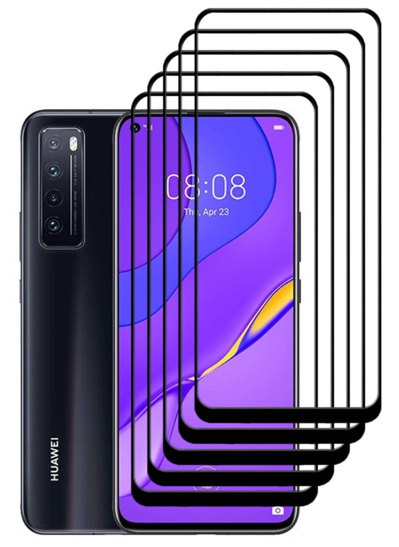 ACLIX 5 Pieces Antistatic ESD Dustproof Premium Quality High Definition Tempered Glass Screen Protector Designed For Huawei nova 7 5G - Image 1