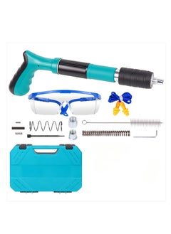 ZLH HITY Concrete Nail Gun Kits, 5 Speed Adjustable Manual Steel Nail Gun Tool, Wall Fastening Power Tool, Portable Nail Shooting Machine, Wall Anchor Wire Slotting Device  - Image 1