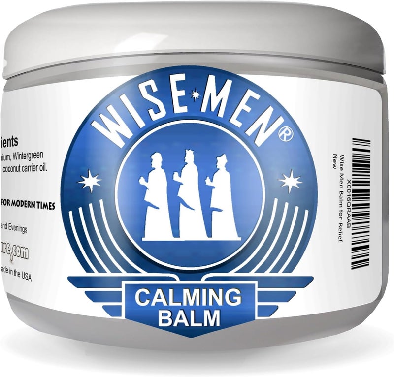 Wise Men Wise Men Calm Balm - 4 fl oz. Natural Essential Oil Remedy Supports Relaxation and Aromatherapy
