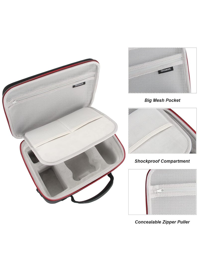 Mini 3 Pro Case, Portable Travel Bag for DJI Mini 3 Pro Drone, Compatible with DJI RC or RC-N1 Controllers and Other Accessories (Black) - Image 4