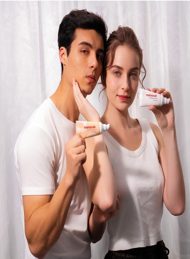 MENORAH مينورا ألترا ريبيرينج مويسترايزر+ للوجه والجسم - كريم ترطيب مكثف مع فيتامين هـ وزيوت نباتية، ترطيب يدوم 12 ساعة للبشرة الجافة والخشنة وغير المتجانسة - Image 5