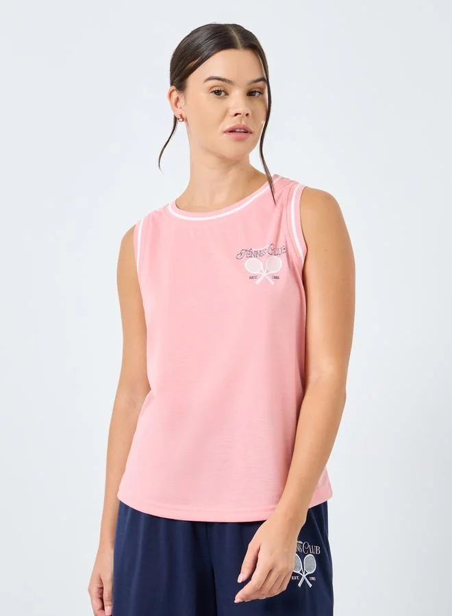 ستايلي طقم من بنطال بيجاما وبلوزة كت مخططة