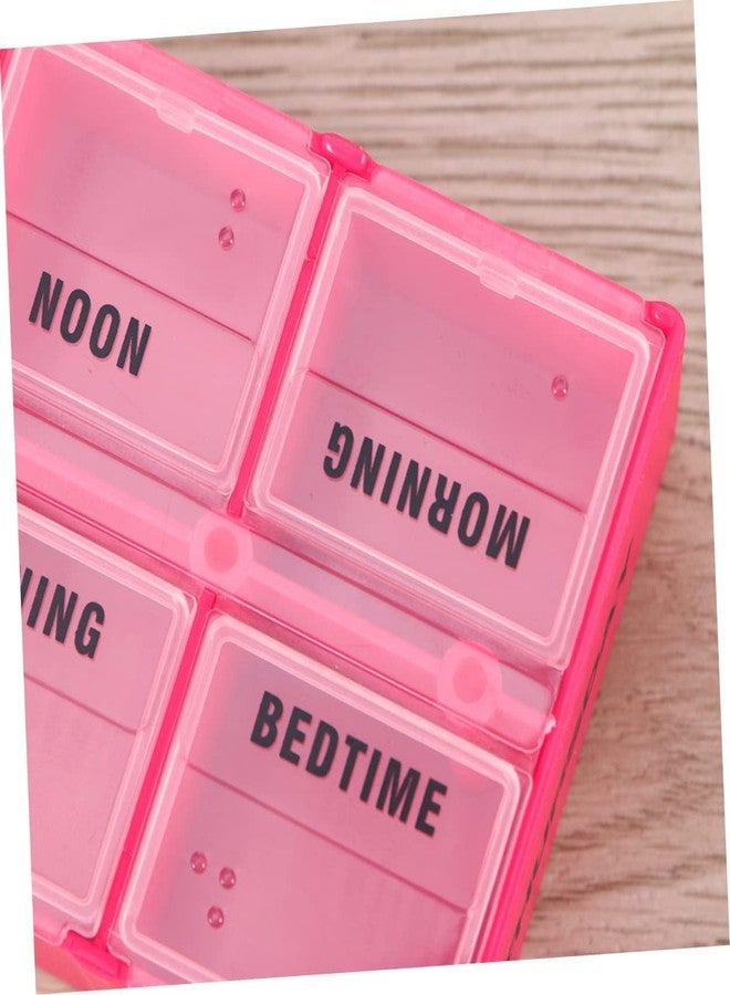 Rabbonix 7 28 Storage Box Pill Drawer Green Medicine Organizer Weekly Pill Box | 01 Pcs - Image 4